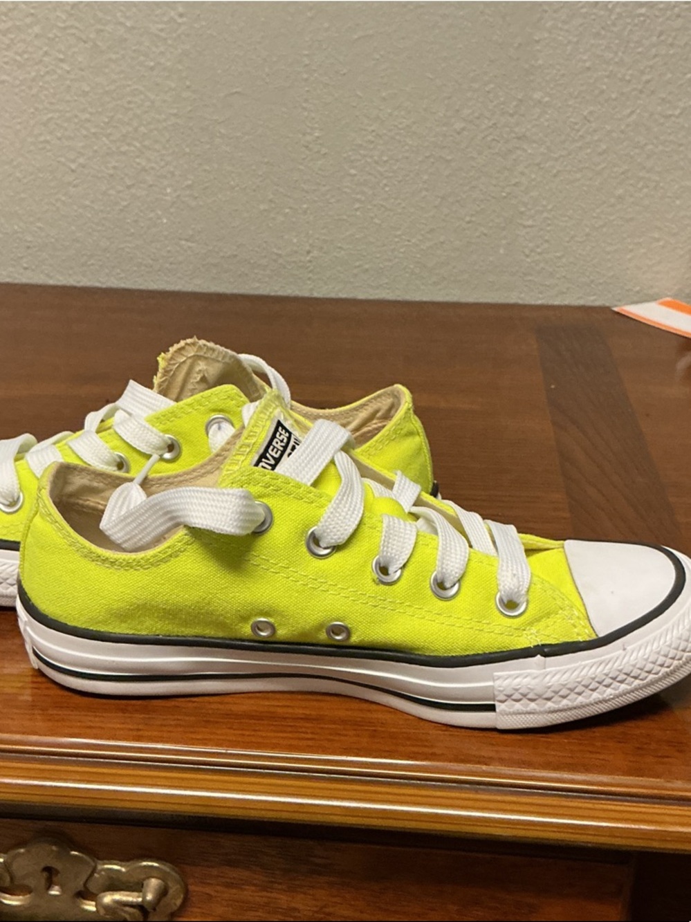 Converse Unisex CT All Star OX 170156F Yellow Casual Shoes Sneakers Size M 4 W6 - Picture 8 of 10